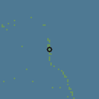 Shaded relief of the 60 km around Maamendhoo, drawn from the GMTED2010 grid