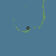 Shaded relief of the 60 km around Maamendhoo, drawn from the GMTED2010 grid