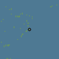 Shaded relief of the 60 km around Dharavandhoo, drawn from the GMTED2010 grid