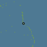 Shaded relief of the 60 km around Nilandhoo, drawn from the GMTED2010 grid