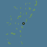 Shaded relief of the 60 km around Nolhivaramu, drawn from the GMTED2010 grid