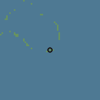 Shaded relief of the 60 km around Olhuvelifushi, drawn from the GMTED2010 grid
