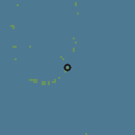 Shaded relief of the 60 km around Dhigurah, drawn from the GMTED2010 grid