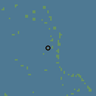 Shaded relief of the 60 km around Firubaidhoo, drawn from the GMTED2010 grid