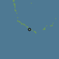 Shaded relief of the 60 km around Fiyoari, drawn from the GMTED2010 grid
