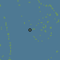Shaded relief of the 60 km around Fodhdhoo, drawn from the GMTED2010 grid