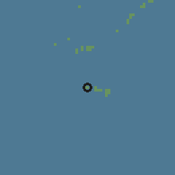 Shaded relief of the 60 km around Fulhadhoo, drawn from the GMTED2010 grid