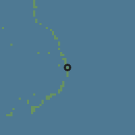 Shaded relief of the 60 km around Gemanafushi, drawn from the GMTED2010 grid