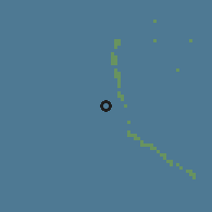 Shaded relief of the 60 km around Hoadedhdhoo, drawn from the GMTED2010 grid