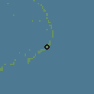 Shaded relief of the 60 km around Kanduhulhudhoo, drawn from the GMTED2010 grid