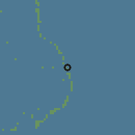Shaded relief of the 60 km around Kodey, drawn from the GMTED2010 grid