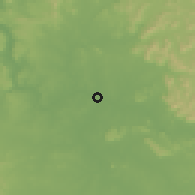 Shaded relief of the 59 km around Bafoulabé, drawn from the GMTED2010 grid