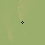 Shaded relief of the 59 km around Goundam, drawn from the GMTED2010 grid
