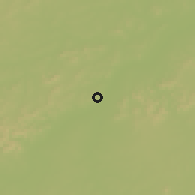 Shaded relief of the 60 km around Koulikoro, drawn from the GMTED2010 grid