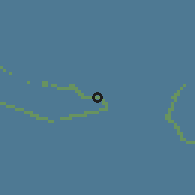 Shaded relief of the 60 km around Kora, drawn from the GMTED2010 grid