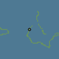 Shaded relief of the 60 km around Ulien, drawn from the GMTED2010 grid