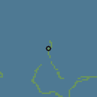 Shaded relief of the 60 km around Bikarej, drawn from the GMTED2010 grid