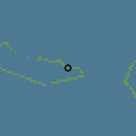 Shaded relief of the 60 km around Denmeo, drawn from the GMTED2010 grid