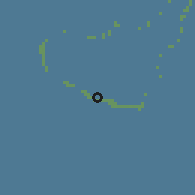 Shaded relief of the 60 km around Enewe, drawn from the GMTED2010 grid