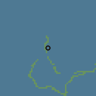 Shaded relief of the 60 km around Ajmanol, drawn from the GMTED2010 grid