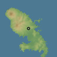 Shaded relief of the 59 km around Rivière-Salée, drawn from the GMTED2010 grid