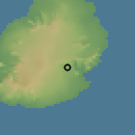 Shaded relief of the 58 km around Saint Hubert, drawn from the GMTED2010 grid