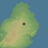Shaded relief of the 58 km around Saint Julien d'Hotman, drawn from the GMTED2010 grid