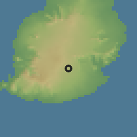 Shaded relief of the 58 km around Union Park, drawn from the GMTED2010 grid