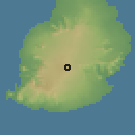 Shaded relief of the 58 km around Vascoas-Phoenix, drawn from the GMTED2010 grid