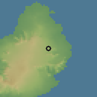 Shaded relief of the 58 km around Camp de Masque, drawn from the GMTED2010 grid