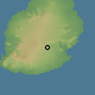 Shaded relief of the 58 km around Cluny, drawn from the GMTED2010 grid