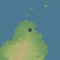 Shaded relief of the 59 km around Espérance Trébuchet, drawn from the GMTED2010 grid