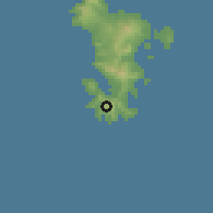 Shaded relief of the 60 km around Choungui, drawn from the GMTED2010 grid