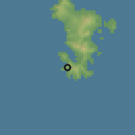 Shaded relief of the 60 km around Kani-Kéli, drawn from the GMTED2010 grid