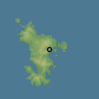 Shaded relief of the 60 km around Tsountsou Un, drawn from the GMTED2010 grid