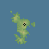 Shaded relief of the 60 km around Vahibé, drawn from the GMTED2010 grid