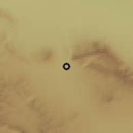 Shaded relief of the 57 km around Castaños, drawn from the GMTED2010 grid