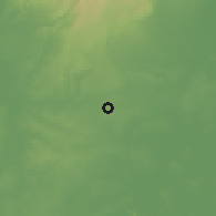 Shaded relief of the 59 km around Acayucan, drawn from the GMTED2010 grid