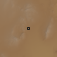 Shaded relief of the 58 km around Charcas, drawn from the GMTED2010 grid