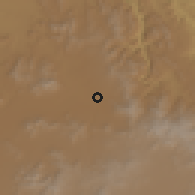 Shaded relief of the 58 km around Actopan, drawn from the GMTED2010 grid