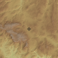 Shaded relief of the 59 km around Chilpancingo de los Bravo, drawn from the GMTED2010 grid
