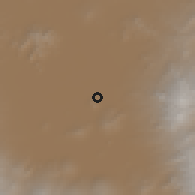 Shaded relief of the 59 km around Chimalhuacán, drawn from the GMTED2010 grid