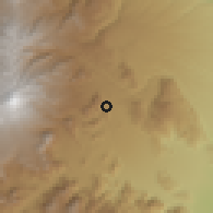 Shaded relief of the 59 km around Chocamán, drawn from the GMTED2010 grid