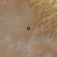 Shaded relief of the 59 km around Ciudad de Chignahuapan, drawn from the GMTED2010 grid
