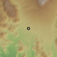 Shaded relief of the 59 km around Ciudad de Villa de Álvarez, drawn from the GMTED2010 grid