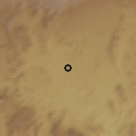Shaded relief of the 59 km around Coatetelco, drawn from the GMTED2010 grid