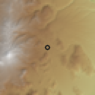 Shaded relief of the 59 km around Coscomatepec de Bravo, drawn from the GMTED2010 grid