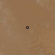 Shaded relief of the 57 km around Cuauhtémoc, drawn from the GMTED2010 grid
