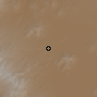 Shaded relief of the 59 km around Cuautitlán Izcalli, drawn from the GMTED2010 grid