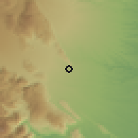 Shaded relief of the 59 km around Cuitláhuac, drawn from the GMTED2010 grid